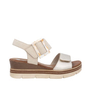 Remonte D2L53-60 Beige Leather Sandals