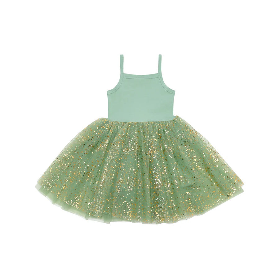 Bob and Blossom Sparkle Dress D42 Green