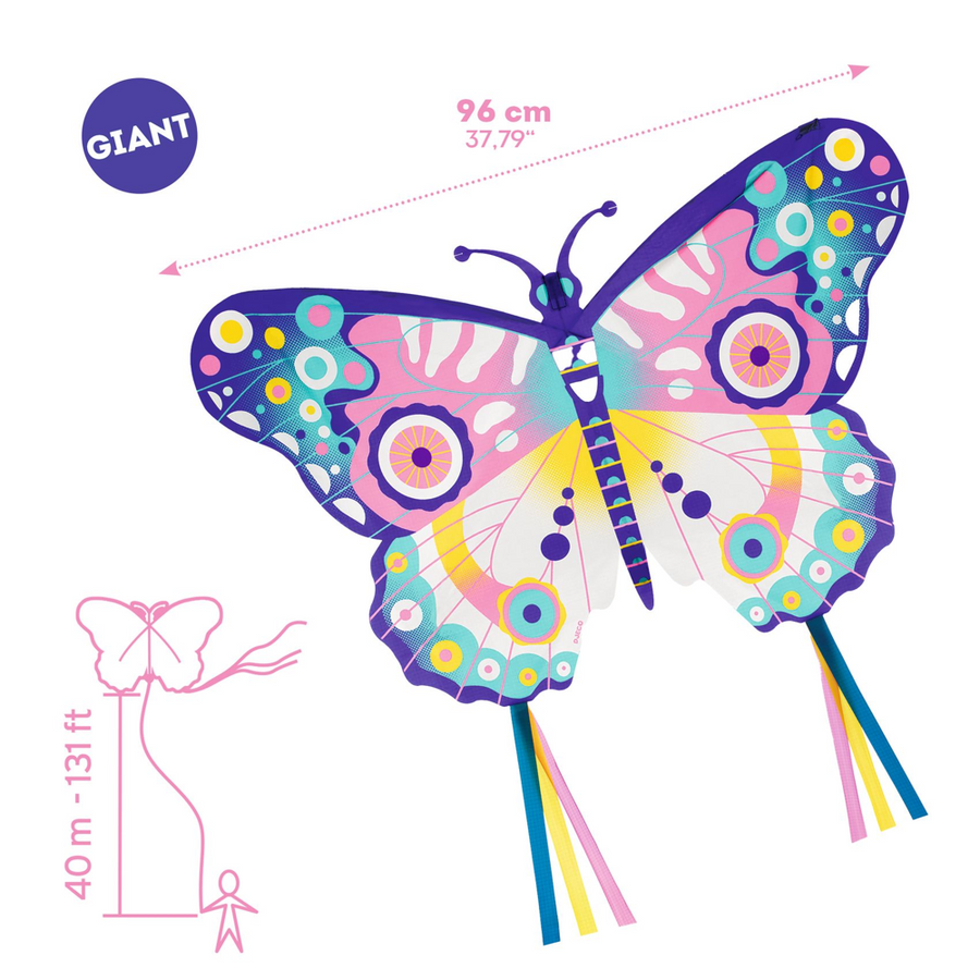 Djeco Skill Games - Kites - Maxi Butterfly DJ02162