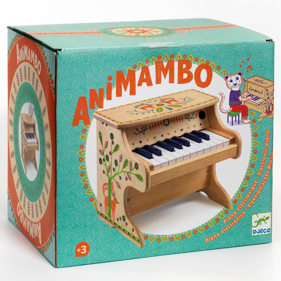 Djeco Animambo - Animambo - Electronic Piano 18 Keys DJ06006