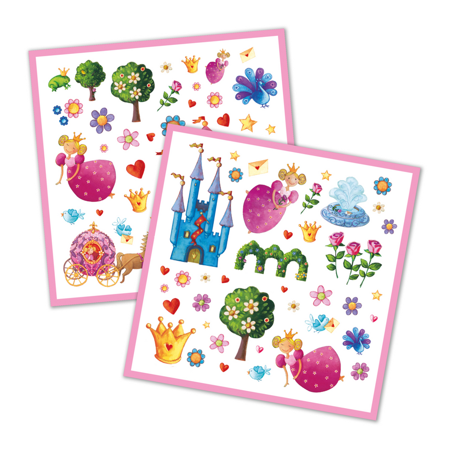 Djeco Small Gifts For Older Ones - Stickers - Princess Marguerite DJ08830