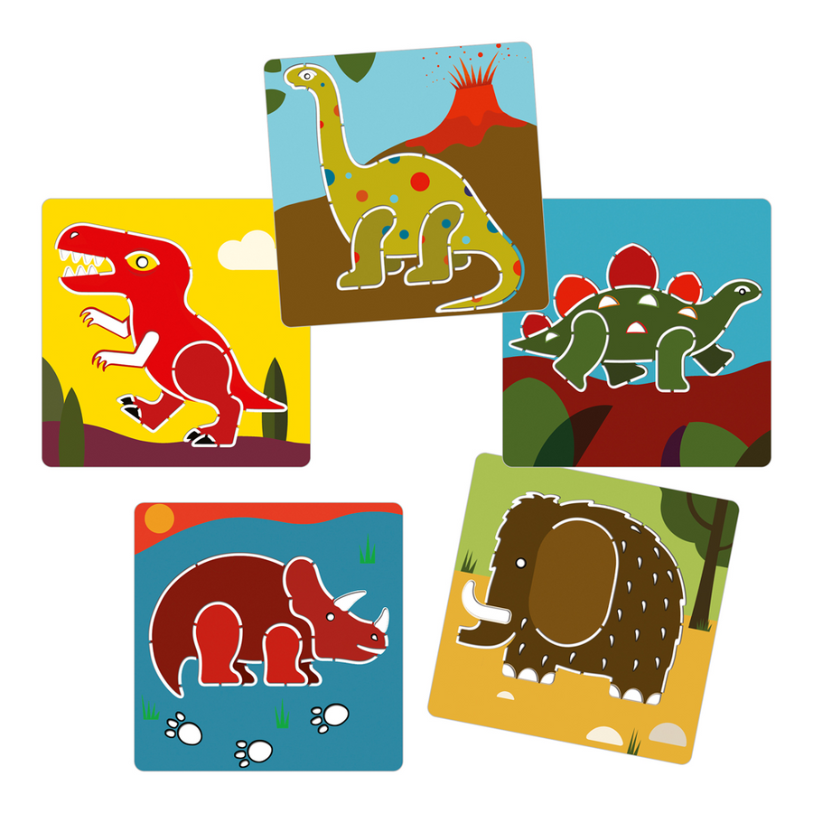 Djeco Small Gifts For Older Ones - Stencils - Dinosaurs DJ08863