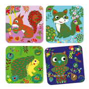 Djeco Small Gifts For The Little Ones - Scratch Cards - Country Creatures DJ09093