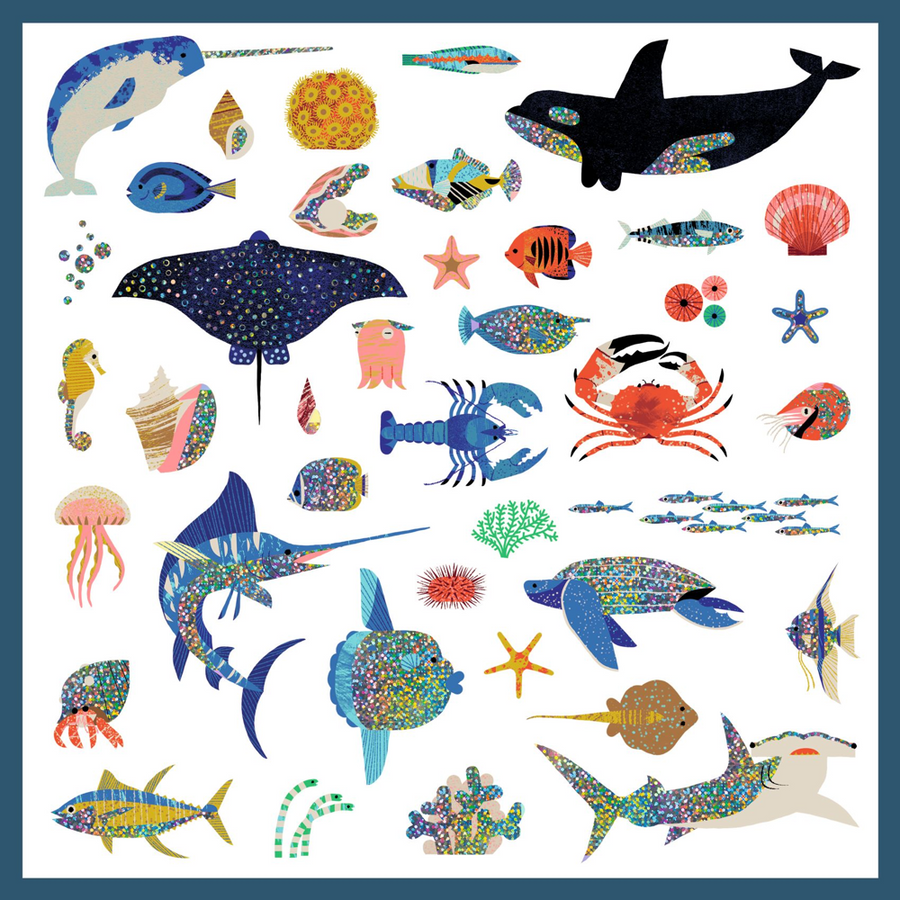 Djeco Small Gifts For Older Ones - Stickers - Ocean DJ09278