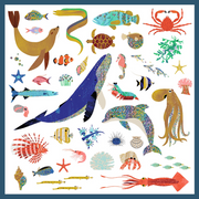 Djeco Small Gifts For Older Ones - Stickers - Ocean DJ09278