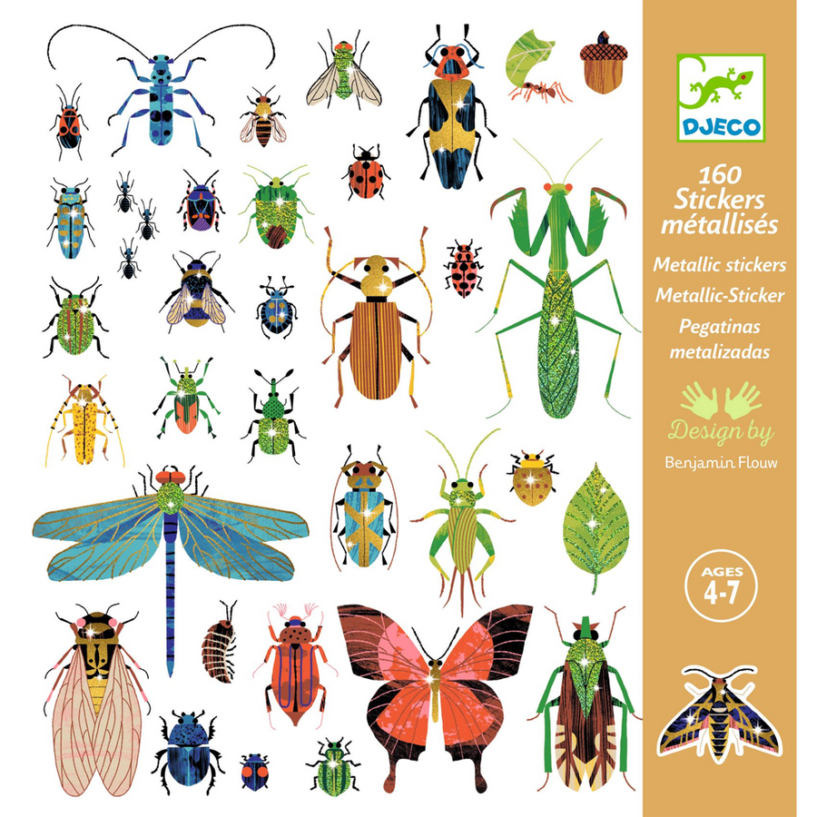 Djeco Small Gifts For Older Ones - Stickers - Microcosmos - FSC MIX DJ09282