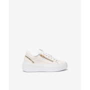 NeroGiardini E513081D Off White and Gold Glitter Chunky Sneakers