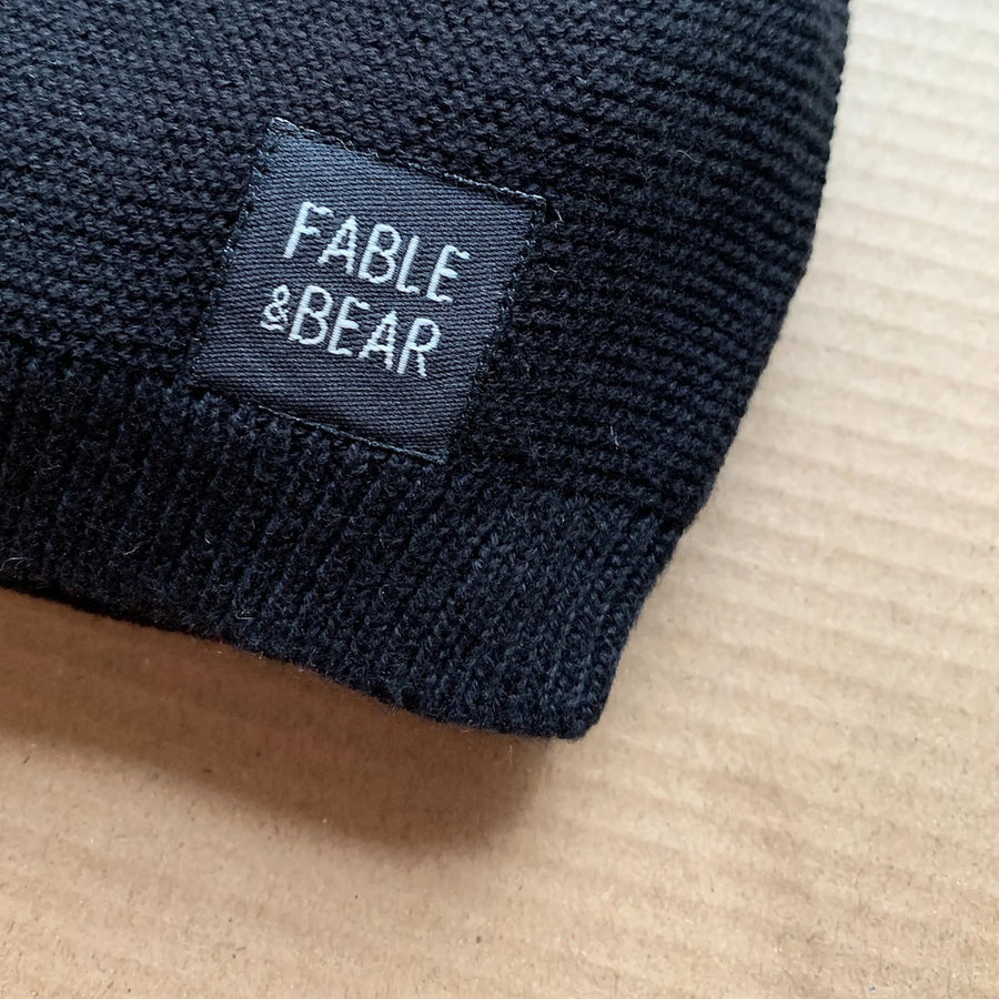 Fable & Bear Ear-Resistible Hat H19-25  Black