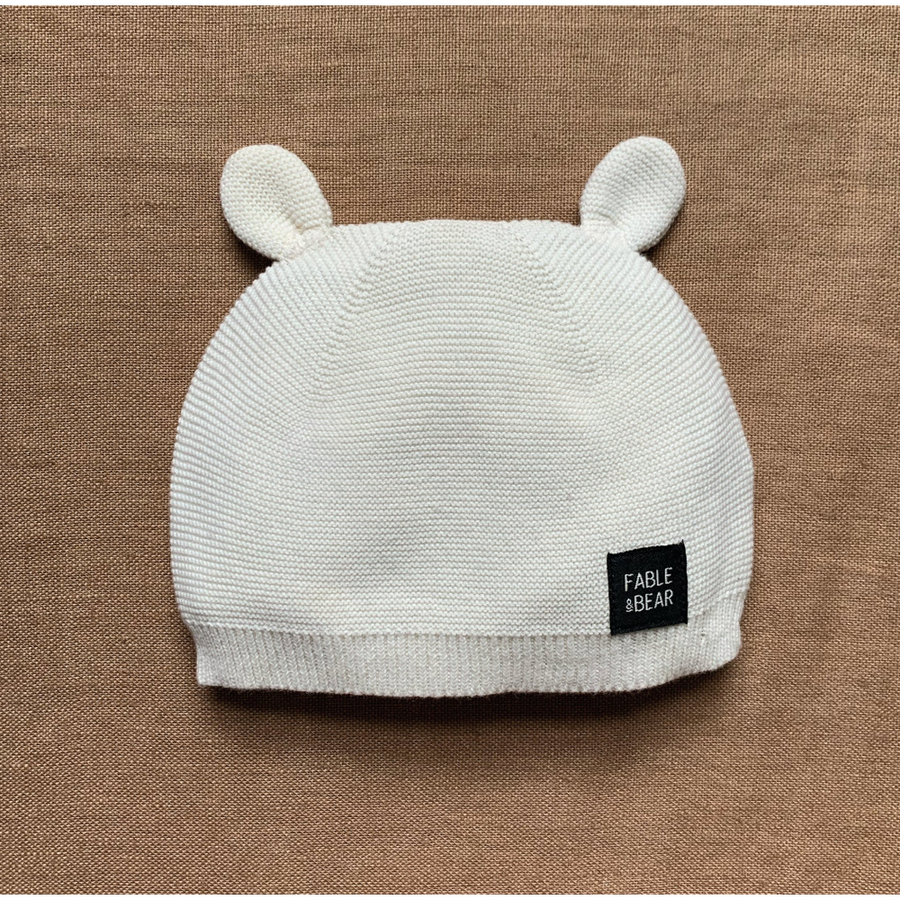 Fable & Bear Ear-Resistible Hat H19-25 Natural White