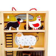 Bigjigs Toys Farm Animal Play Box 35007