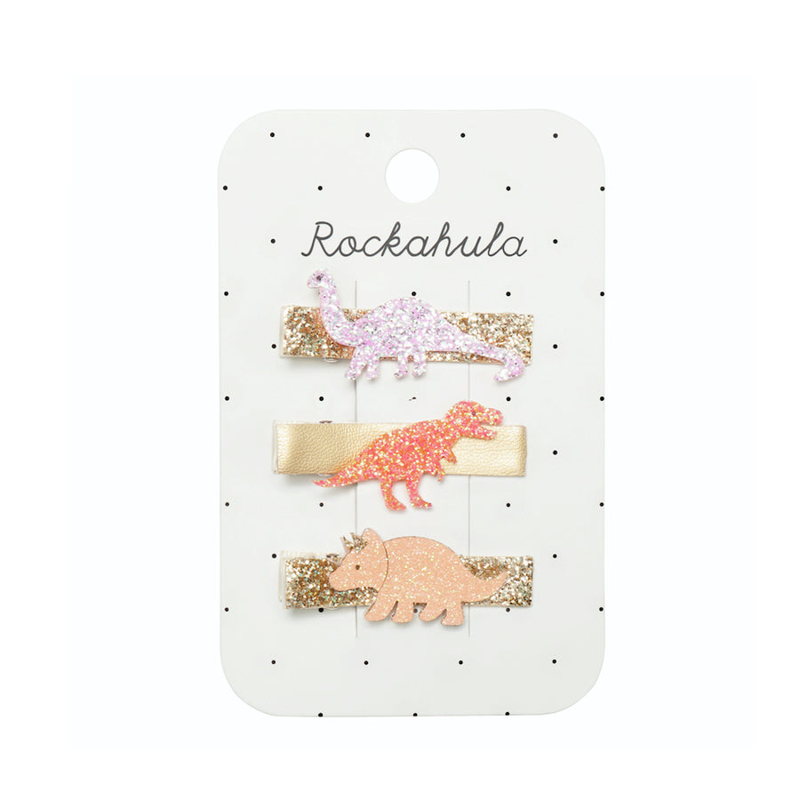 Rockahula Glitter Dinosaur Clips H2234M