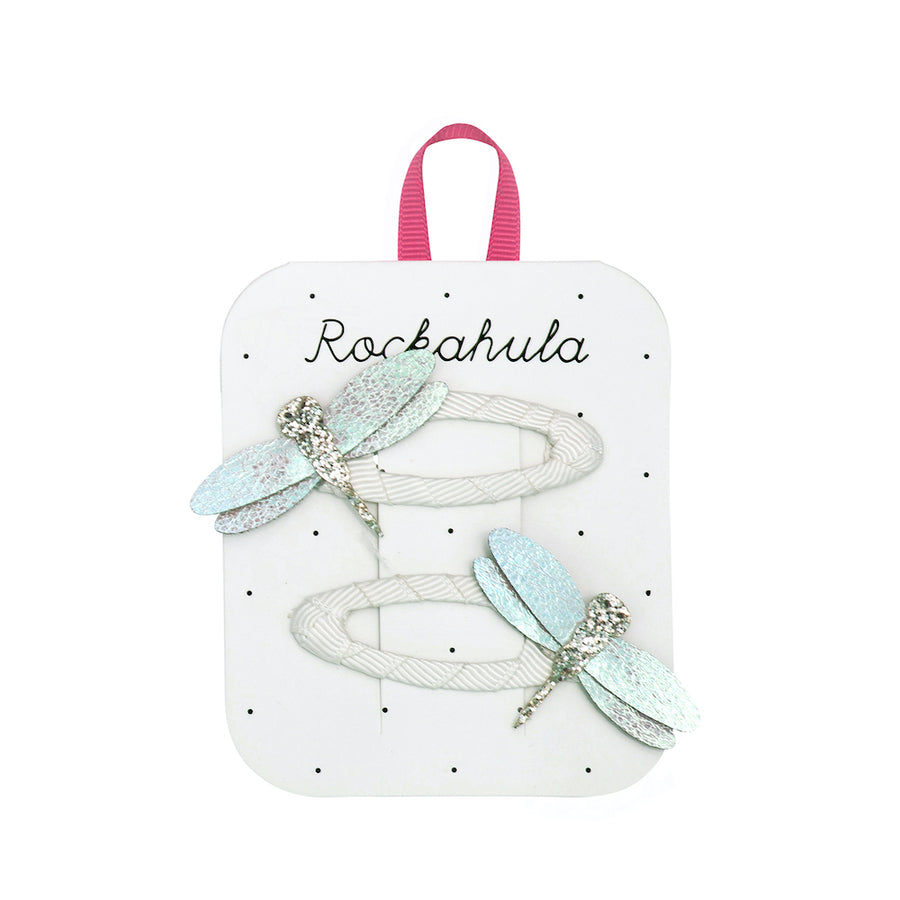 Rockahula Shimmer Dragonfly Clips H2269W