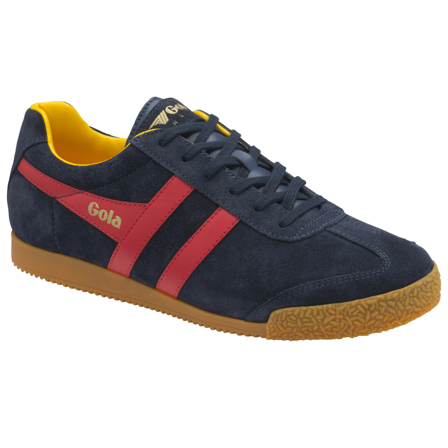 Gola Harrier Navy/Red/Sun Mens Trainers