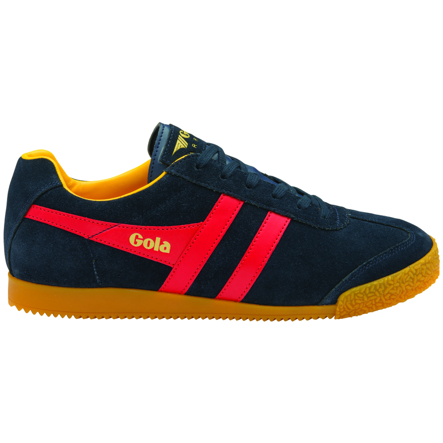 Gola Harrier Navy/Red/Sun Mens Trainers