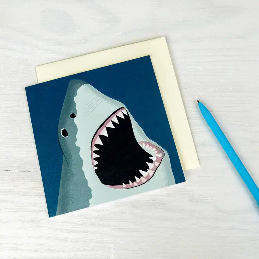 Rex London Greetings Card - Shark 30191