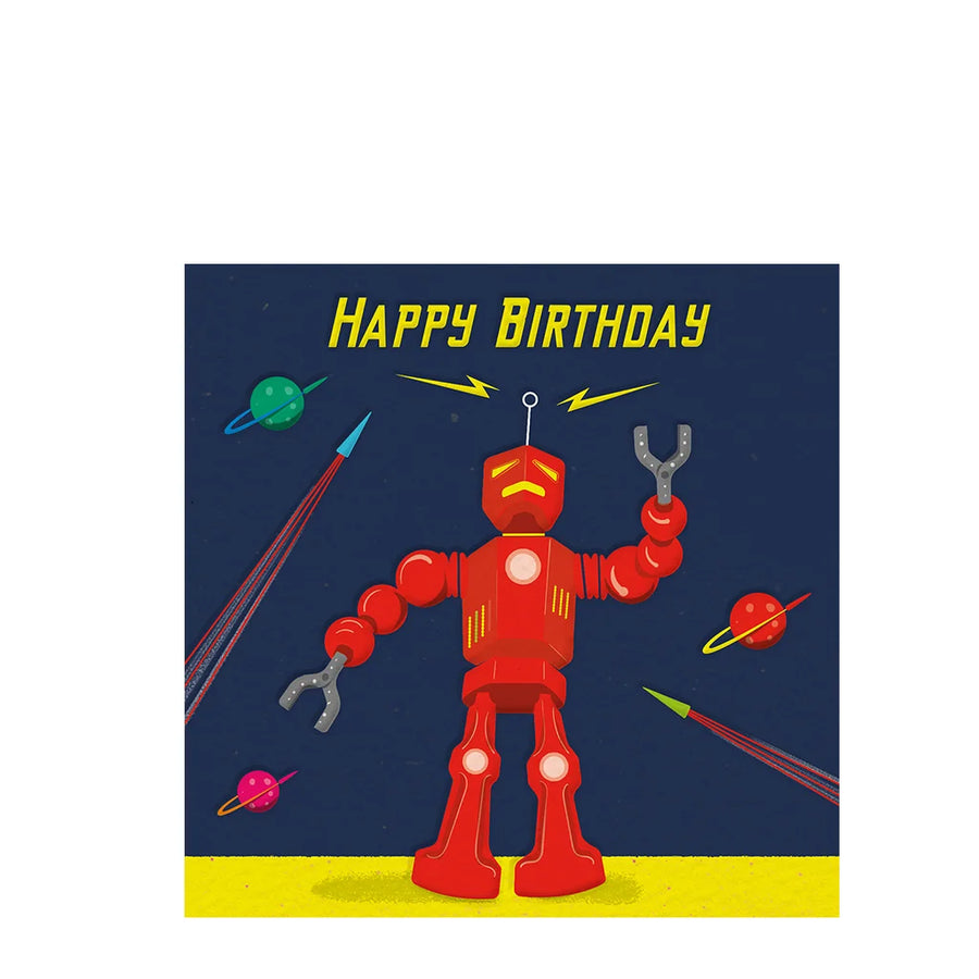 Rex London Birthday Card - Sci-Fi Robot 30173