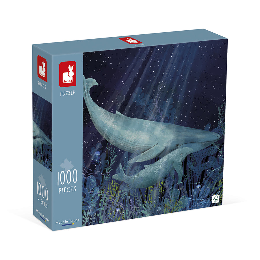 Janod Puzzle Whales In The Deep - 1000 Pcs J02512