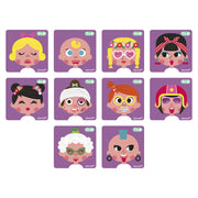 Janod Girl's Crazy Faces Magneti'Book J02717