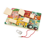 Janod Padlocks Board - The Farm J07119