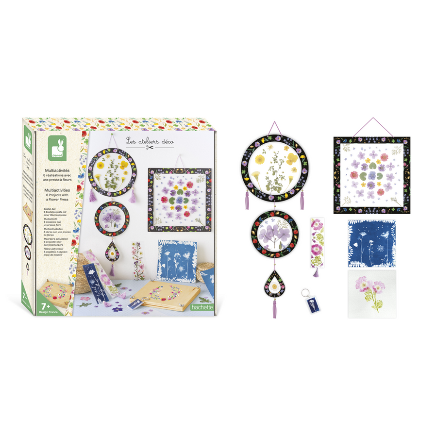 Janod Multiactivities With A Flower Press J07879