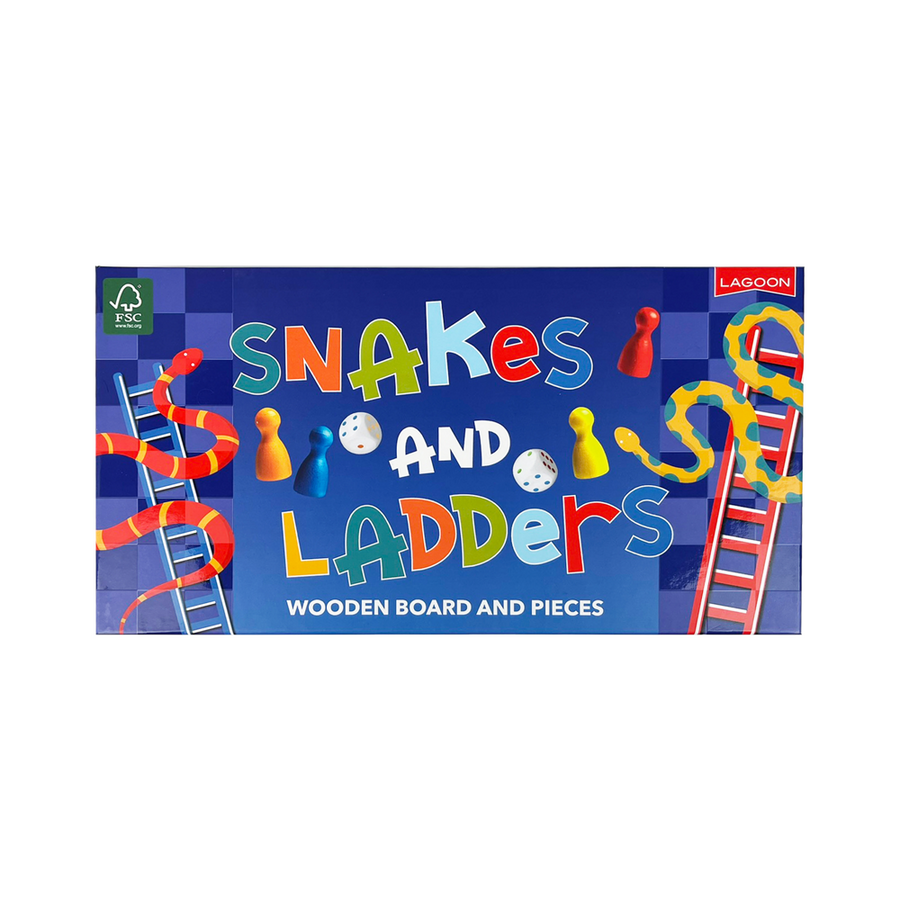 Snakes and Ladders - Wooden Game