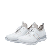 Rieker L3259-80 White Casual Shoes