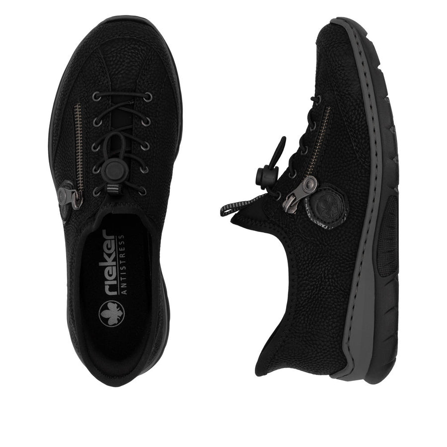 Rieker L32F1-00 Black Casual Shoes