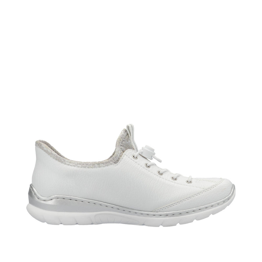 Rieker L32F1-80 White Combination Casual Shoes