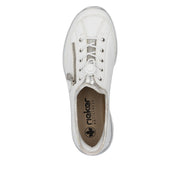 Rieker L32F1-80 White Combination Casual Shoes