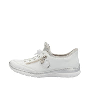 Rieker L32F1-80 White Combination Casual Shoes