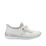 Rieker L32F1-80 White Combination Casual Shoes