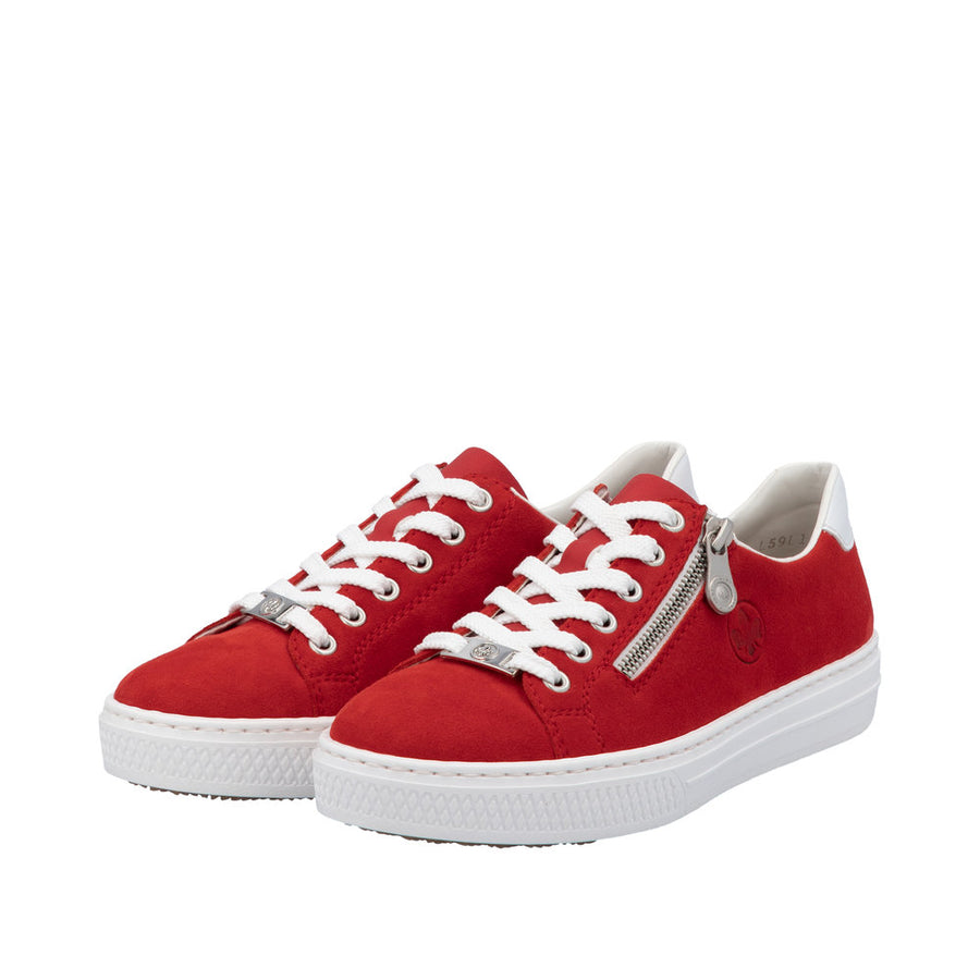 Rieker L59L1-33 Red Casual Shoes