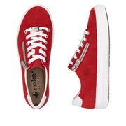 Rieker L59L1-33 Red Casual Shoes