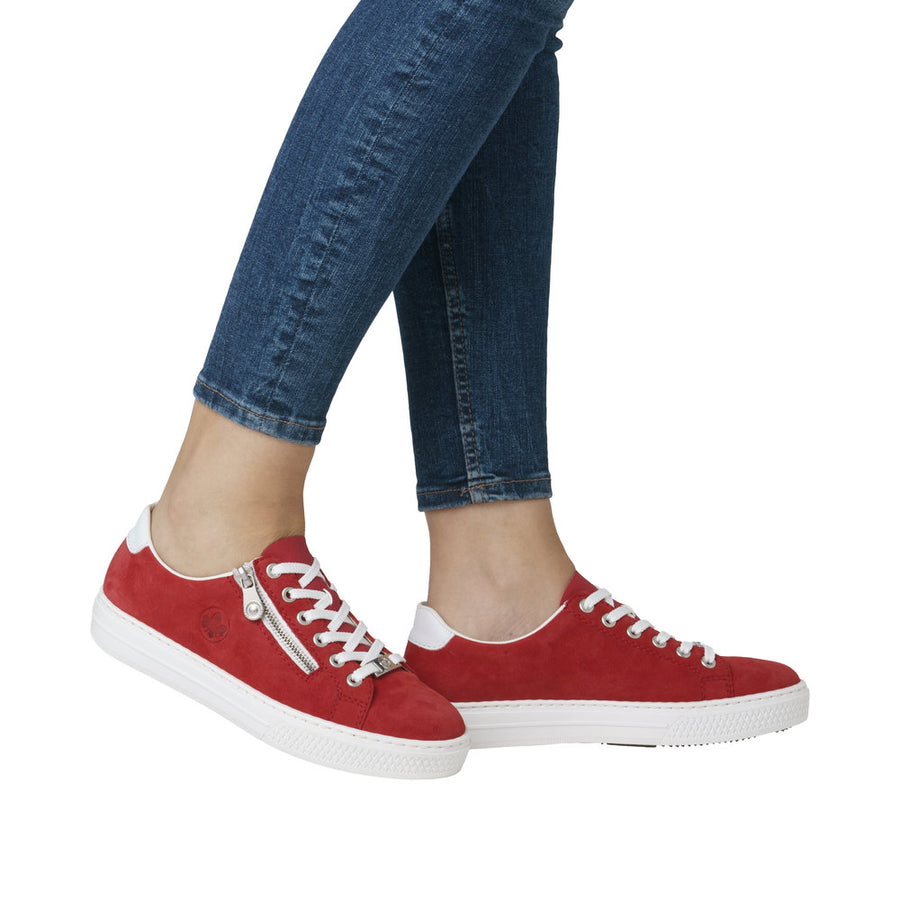 Rieker L59L1-33 Red Casual Shoes