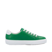 Rieker L59L1-52 Green Leather Casual Shoes