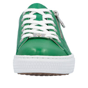 Rieker L59L1-52 Green Leather Casual Shoes