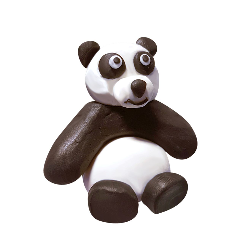 Plasticine Animal Modelling Panda