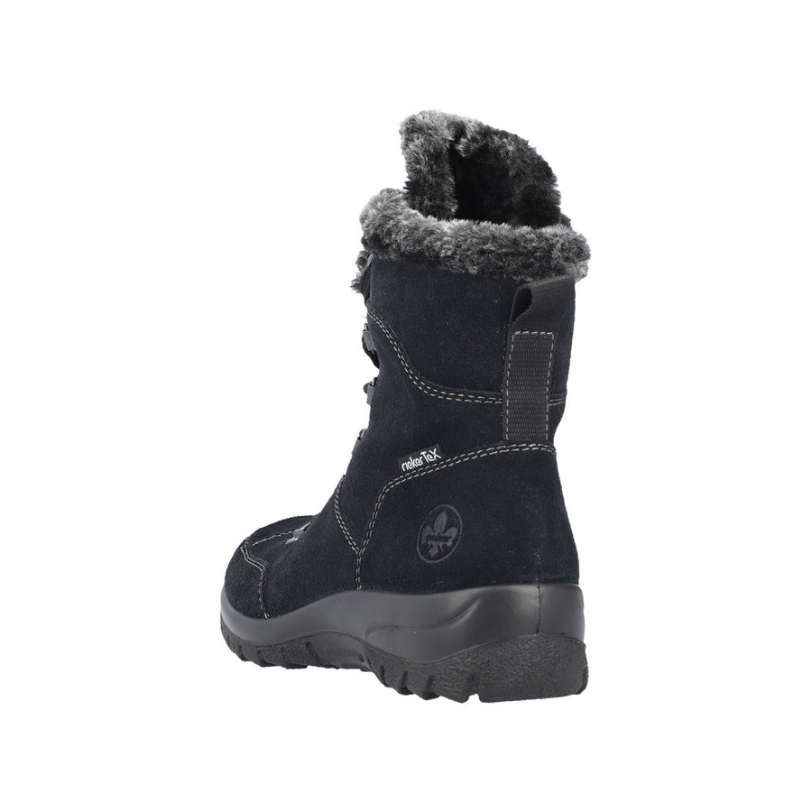 Rieker L7145-00 Schwarz/Schwarz/Anthrazit Boots