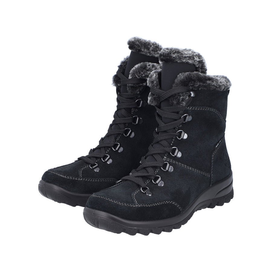 Rieker L7145-00 Schwarz/Schwarz/Anthrazit Boots