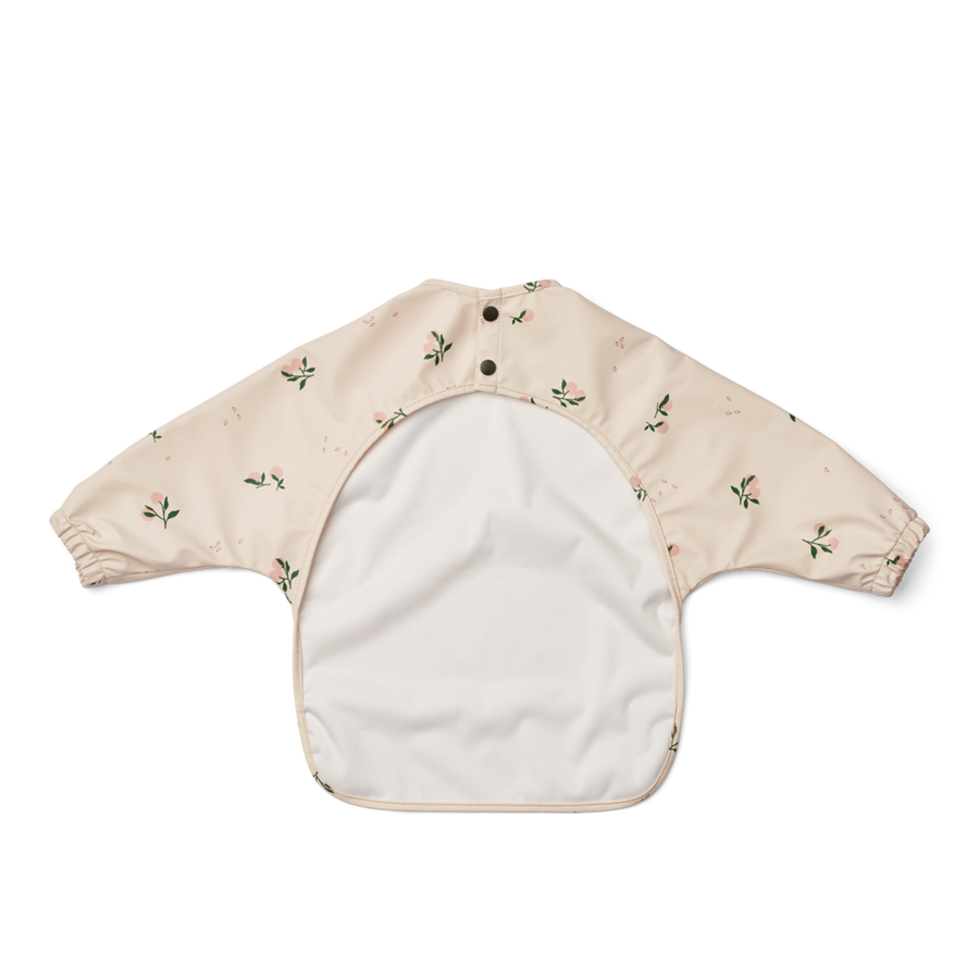 Liewood Merle Printed Cape Bib - Peach / Sea Shell Mix