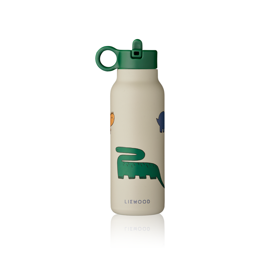 Liewood Falk Water Bottle 350 Ml - Dinosaurs / Mist