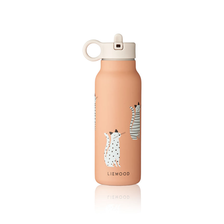 Liewood Falk Water Bottle 350 Ml - Cat / Tuscany Rose