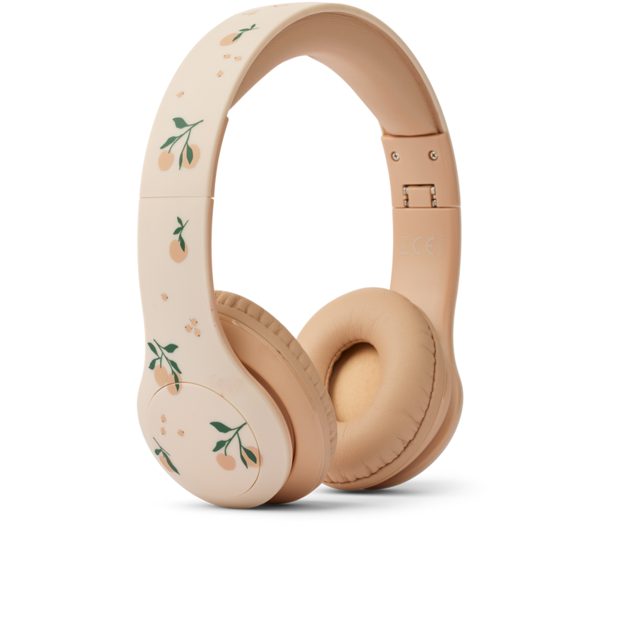 Liewood Quinn Wireless Headphones - Peach / Sea Shell