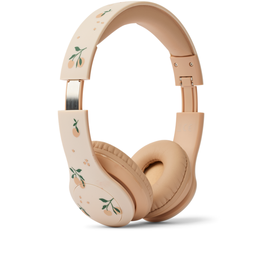 Liewood Quinn Wireless Headphones - Peach / Sea Shell