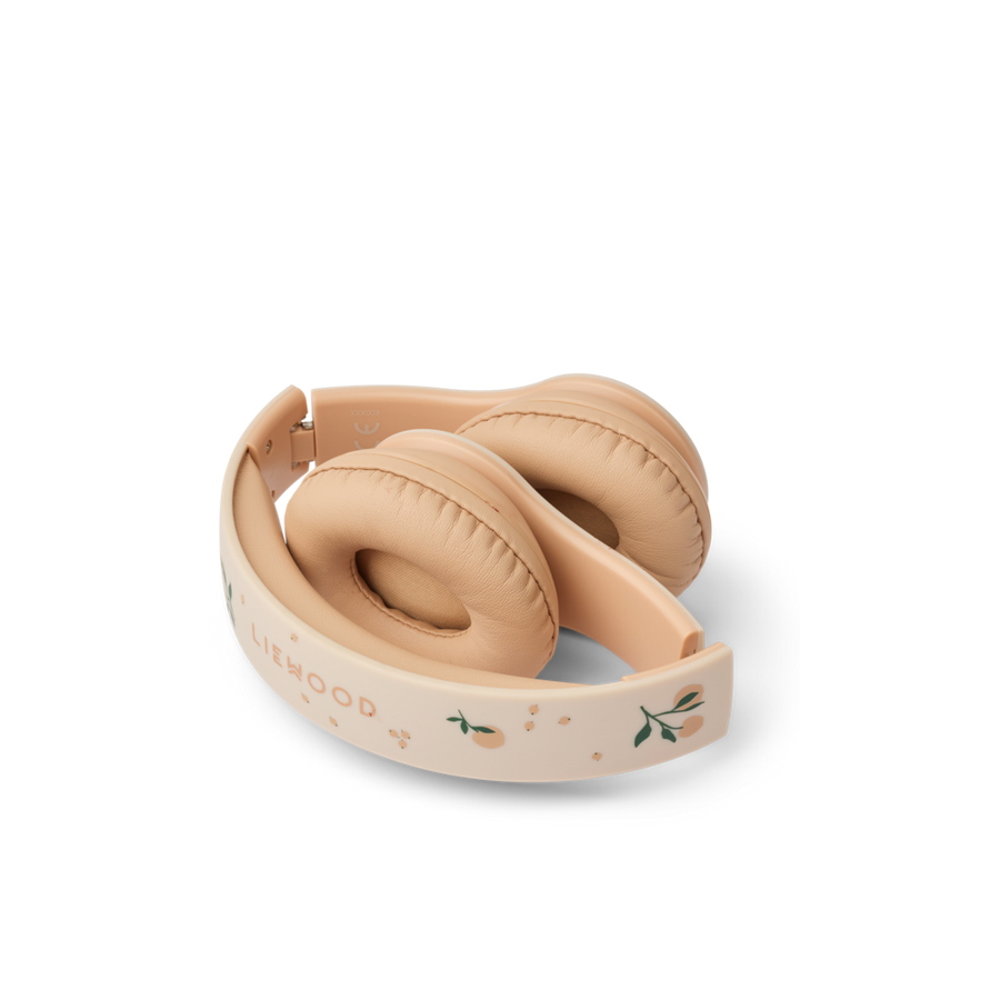 Liewood Quinn Wireless Headphones - Peach / Sea Shell