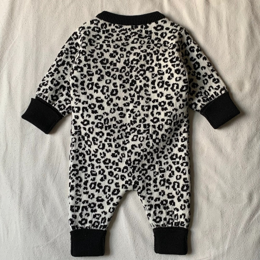 Fable & Bear Natural White Romper H23-31 Leopard