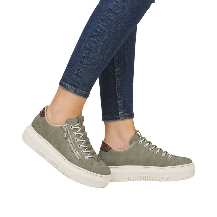 Rieker M1952-52 Green Casual Shoes