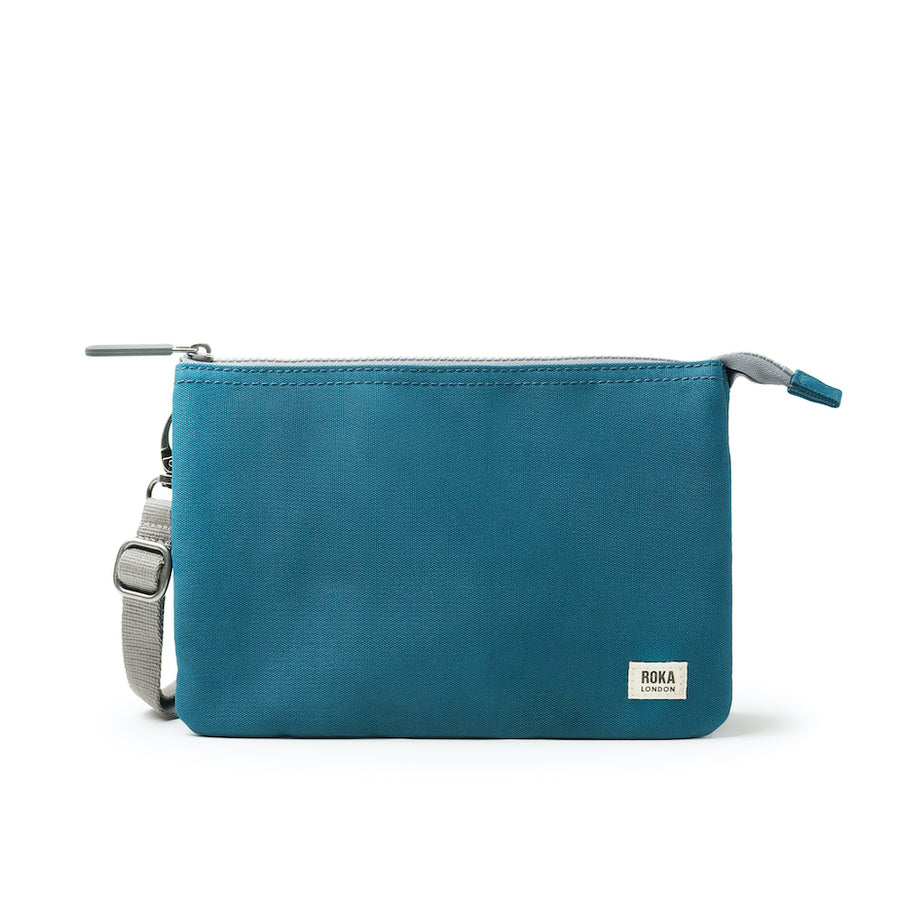 Roka Carnaby Crossbody Marine XL Recycled Canvas Bag