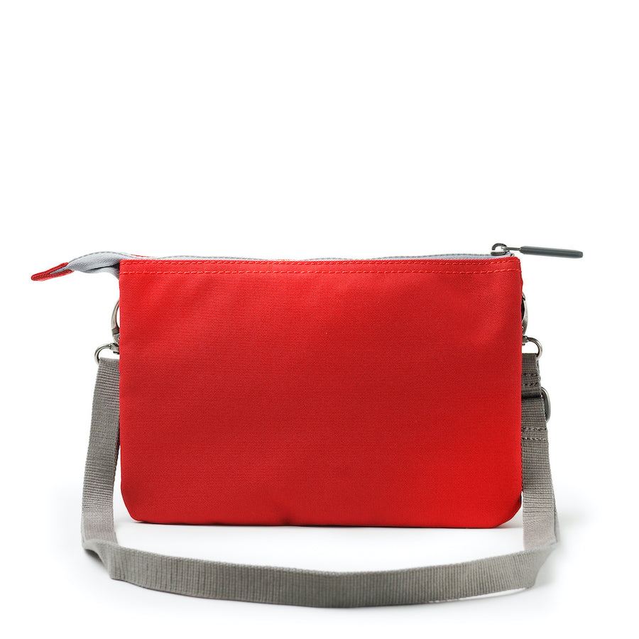 Roka Carnaby Crossbody Mars Red XL Recycled Canvas Bag