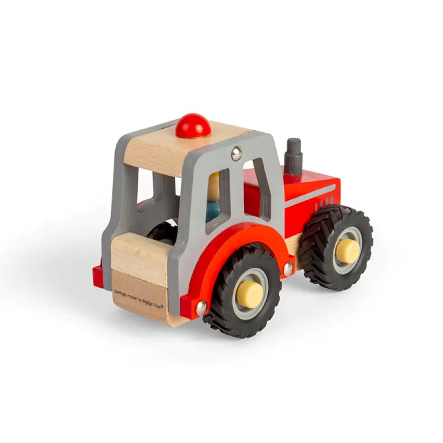 Bigjigs Toys Tractor Red 36023